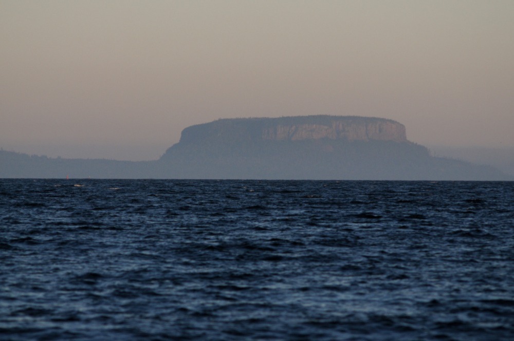 Photo of Mount McKay, Thunder Bay, Lake Superior. Credit: Andrew Muir.