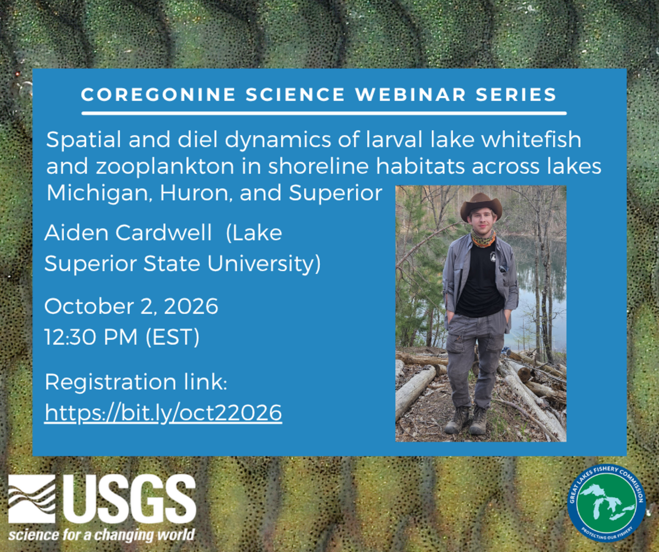 Coregonine Science Webinar Series – next webinar October 2, 2026